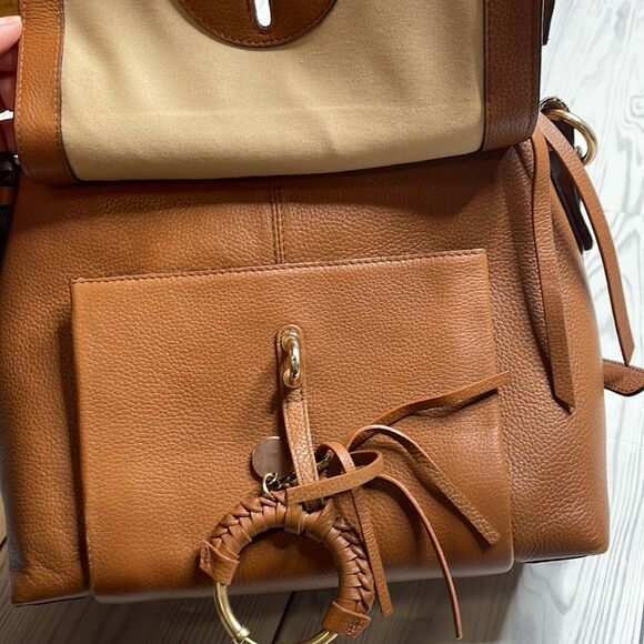 See by Chloe Joan Leather Shoulder Bag Caramello - Picture 15 of 16